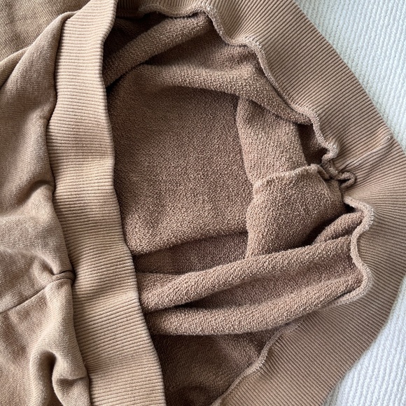 Jungmaven Crux Cropped Terry Sweatshirt / Sweater in Coyote, Size XS - Picture 11 of 14